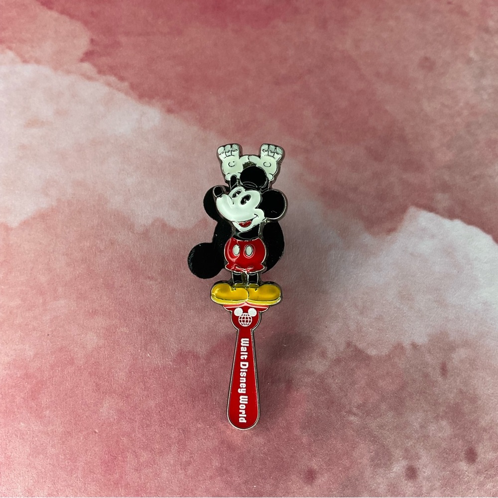 Mickey Mouse 50th Anniversary Backscratcher Disney Pin